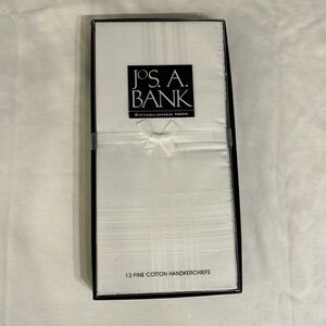 NWT JoS A Bank White Handkerchiefs